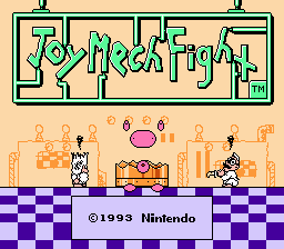 Joy Mech Fight Title Screen